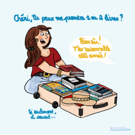 Découvrez ce que j'adore emmener en vacances : des tonnes de livres ! Et vous ?