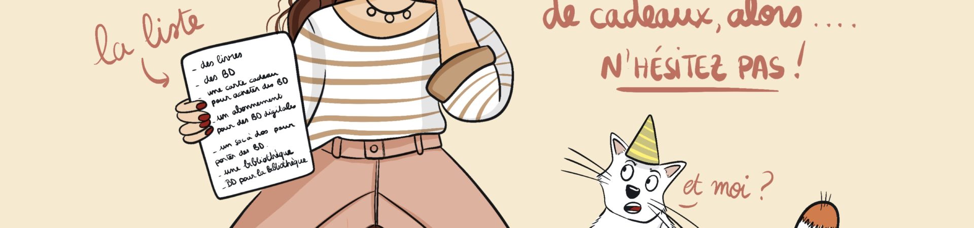 Le 29 octobre, c'est mon anniversaire ! J'ai fait une illustration avec mon chat pour l'occasion